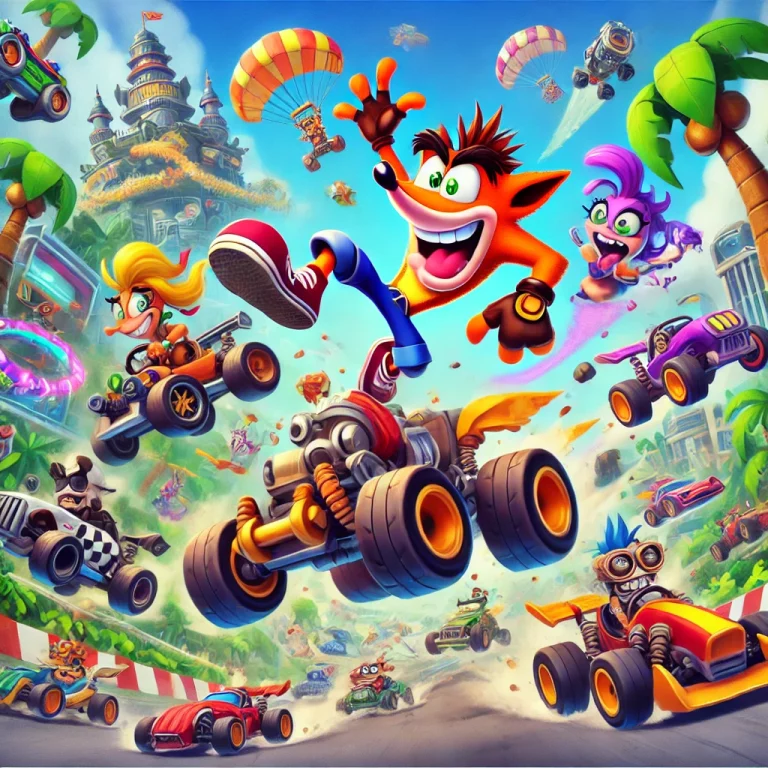 Bernostalgia Crash Tag Team Racing Balapan Seru dan Lucu